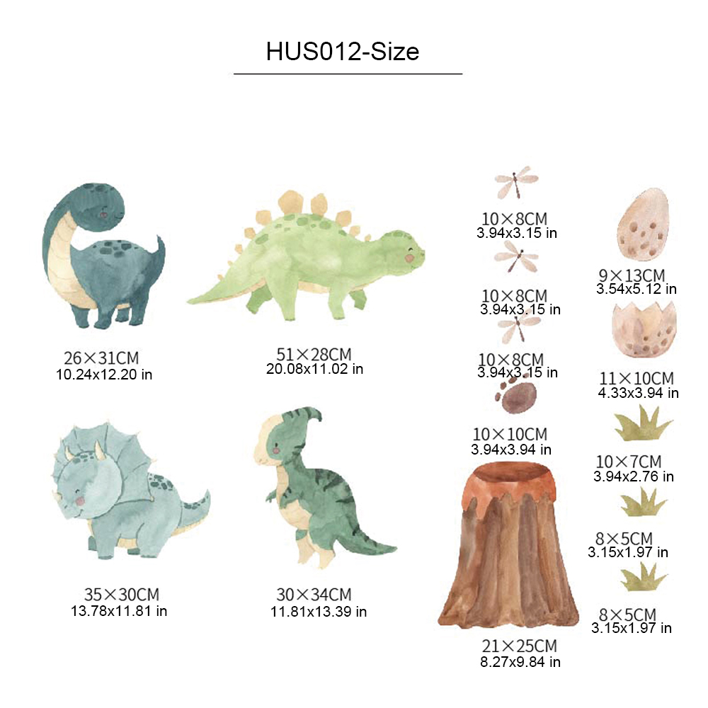Dinosaur Wall Decals, Dino Alp - Baby Nursery Artwork ulasan dan harga