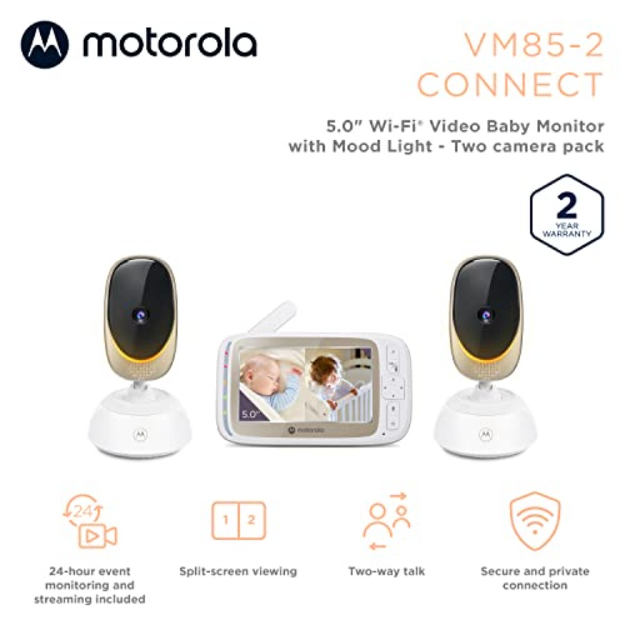Motorola Nursery WiFi Baby Mon - Baby Nursery Temperature ulasan dan harga