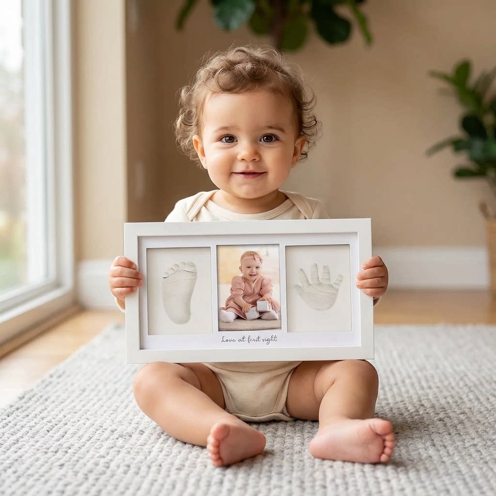 Baby Handprint Footprint Clay  - Baby Nursery Kit ulasan dan harga