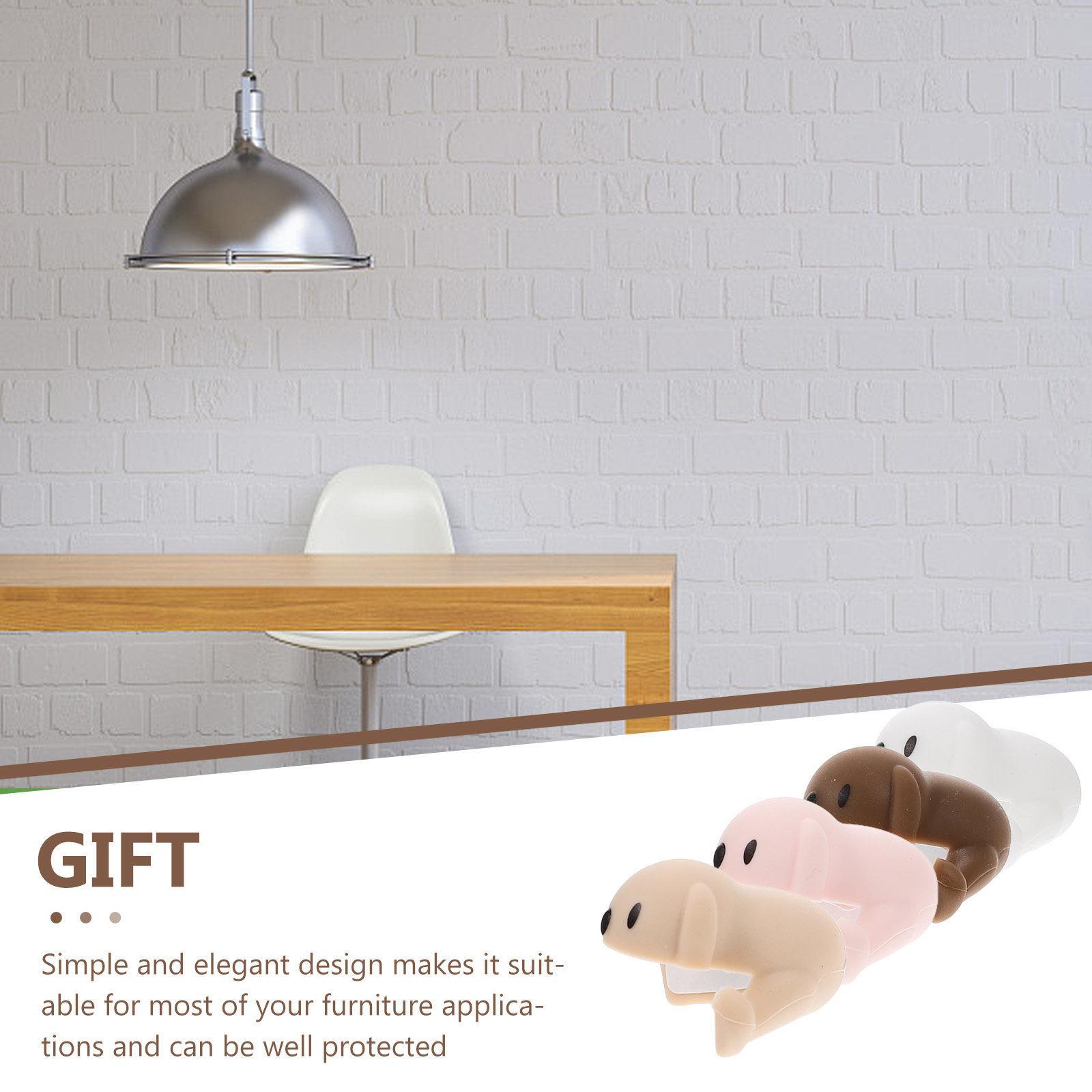 4Pcs Silicone Dog Shape Corner - Baby Nursery Table ulasan dan harga