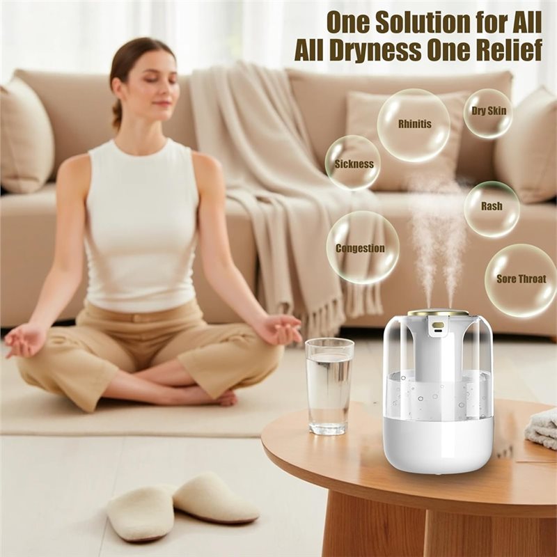 B51CNEW! Humidifier For Bedroo - Baby Nursery Office ulasan dan harga