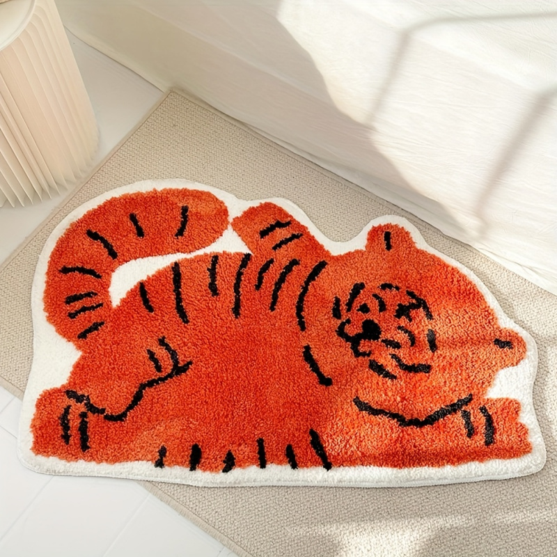 VIKAMA Kawaii Lying Cat Area R - Soft Rug Nursery ulasan dan harga