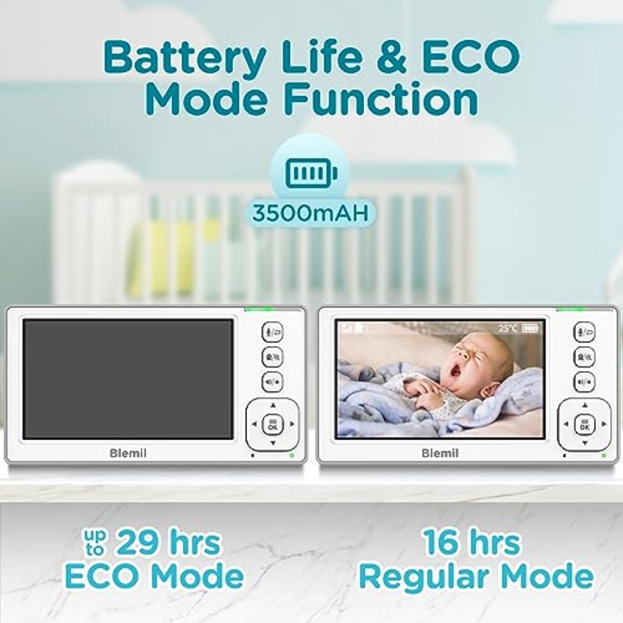 2-Camera 4.3'' IPS Split-Scree - Baby Monitor Split Screen ulasan dan harga