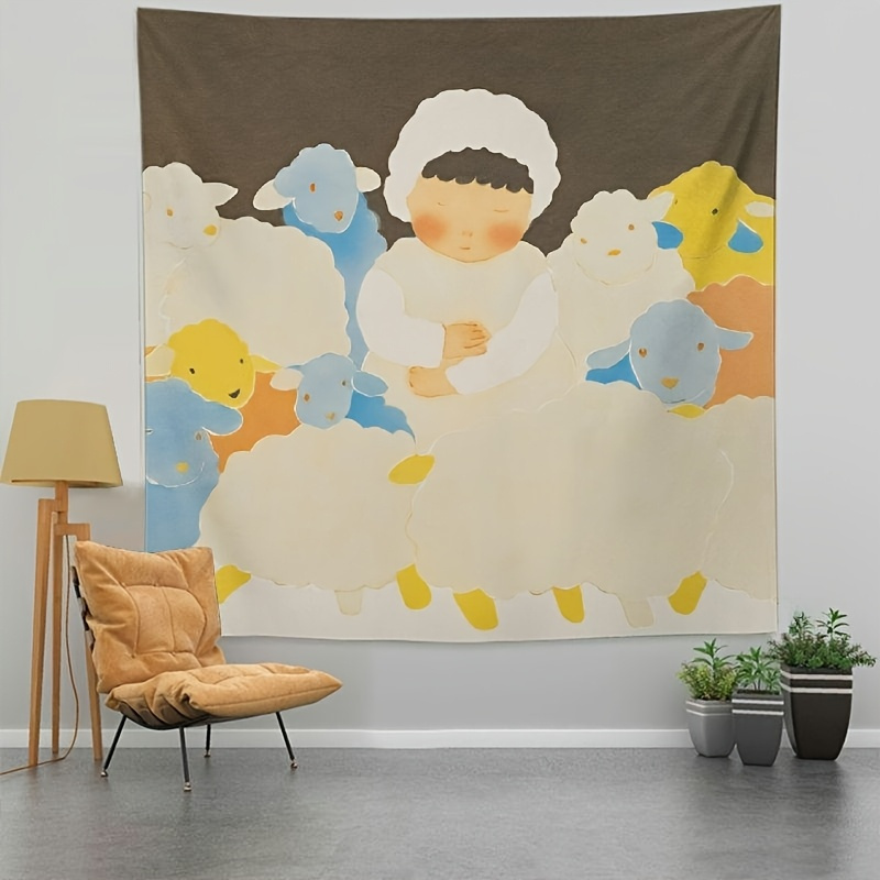 Charming Nursery Scene Tapestr - Baby Nursery Colors ulasan dan harga