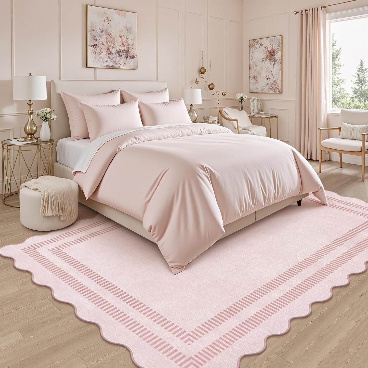 5x7 Washable Non Slip Area Rug - Soft Rug Nursery ulasan dan harga