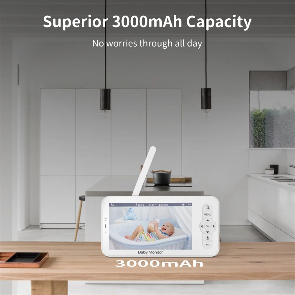 Babystar 5 Inch Wifi Baby Moni - Baby Monitor Split Screen ulasan dan harga