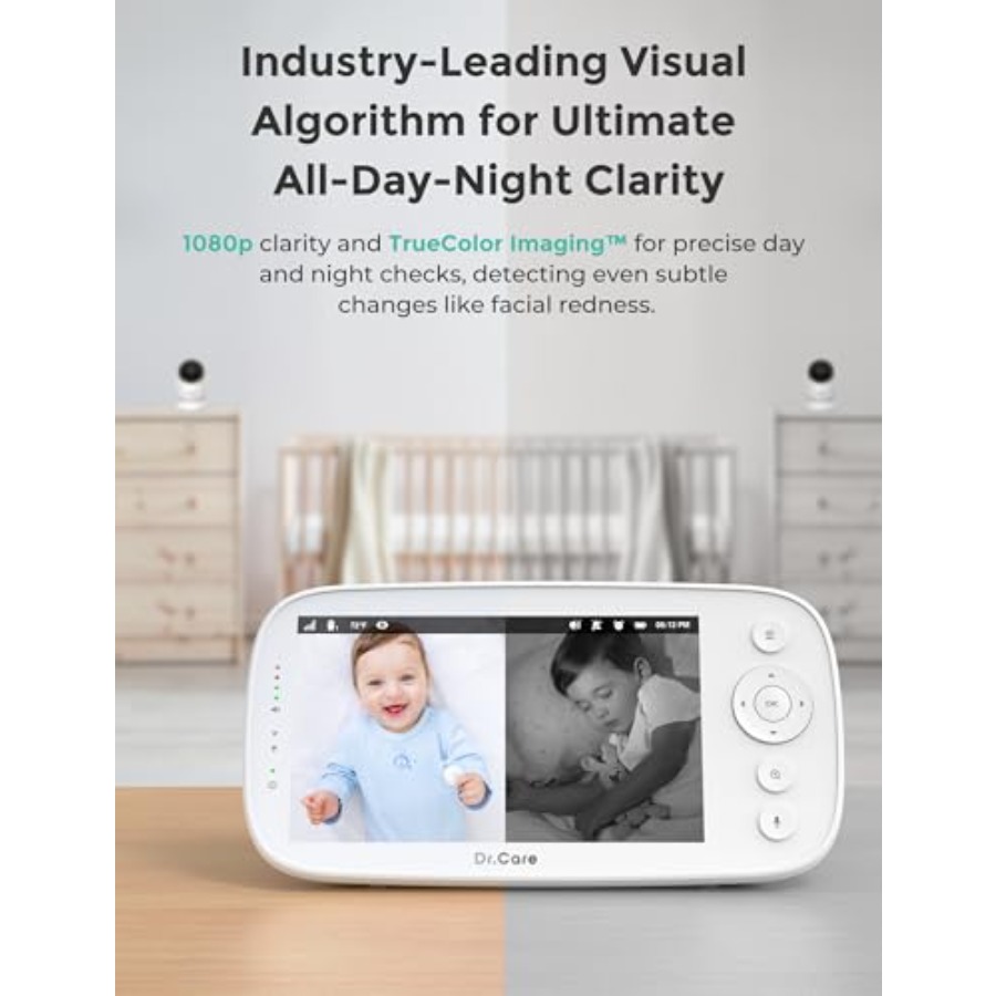 Dr.Care NovaView Video Baby Mo - Baby Monitor Split Screen ulasan dan harga