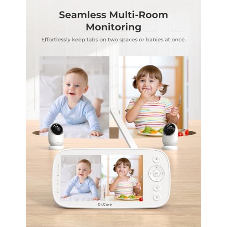 Dr.Care NovaView Video Baby Mo - Baby Monitor Split Screen ulasan dan harga