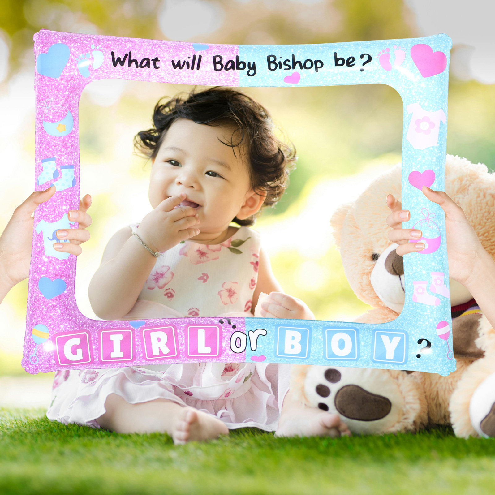 Inflatable Photo Booth Frame B - Photo Frame Baby ulasan dan harga