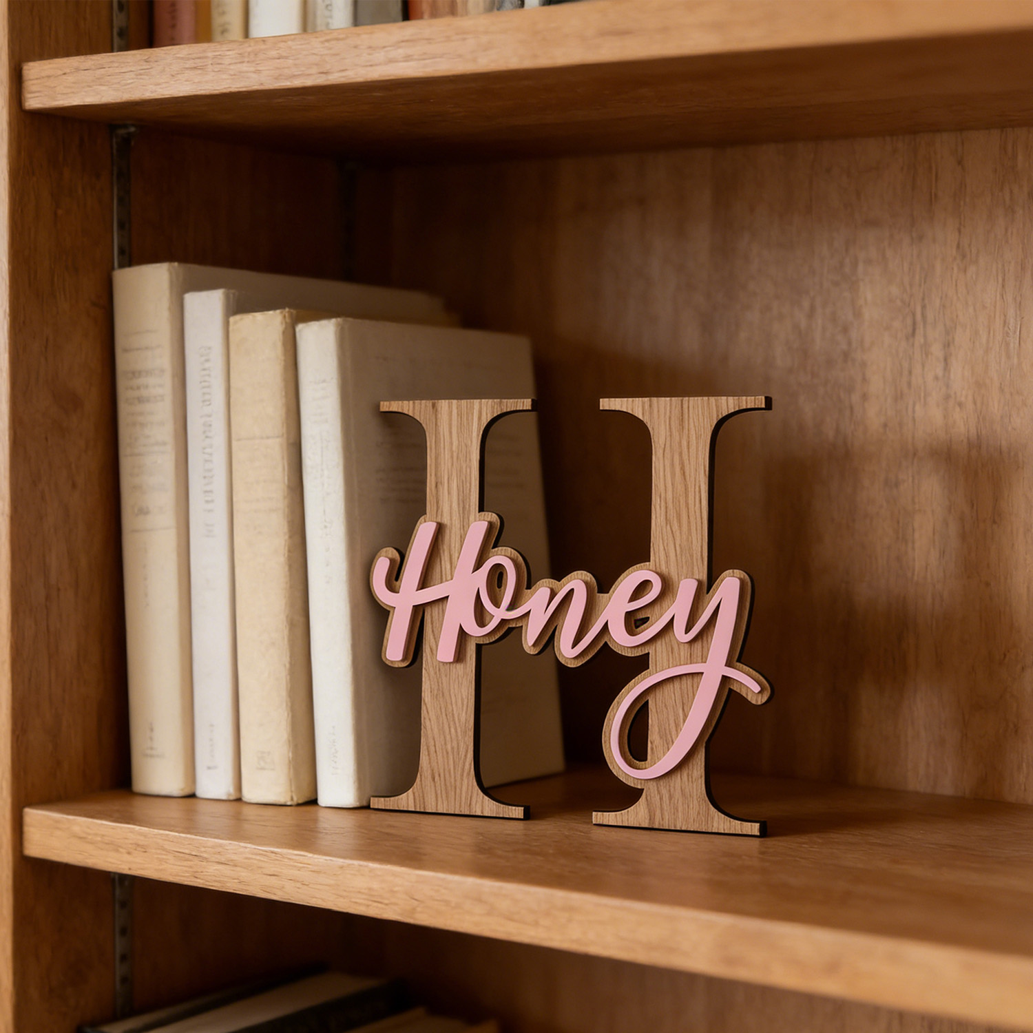 1Pc Custom Pink Alphabet Name  - Baby Nursery Office ulasan dan harga