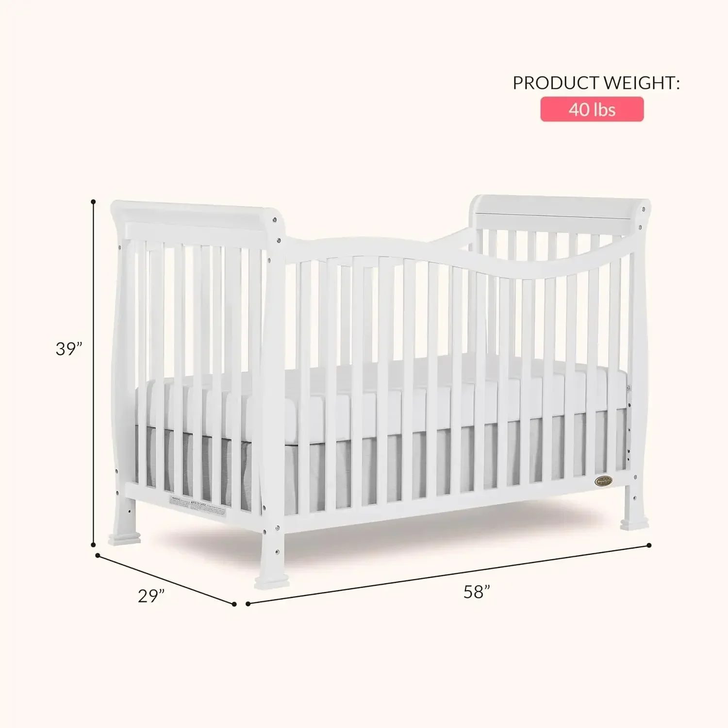 Violet 7-In-1 Convertible Life - Convertible Crib Set ulasan dan harga