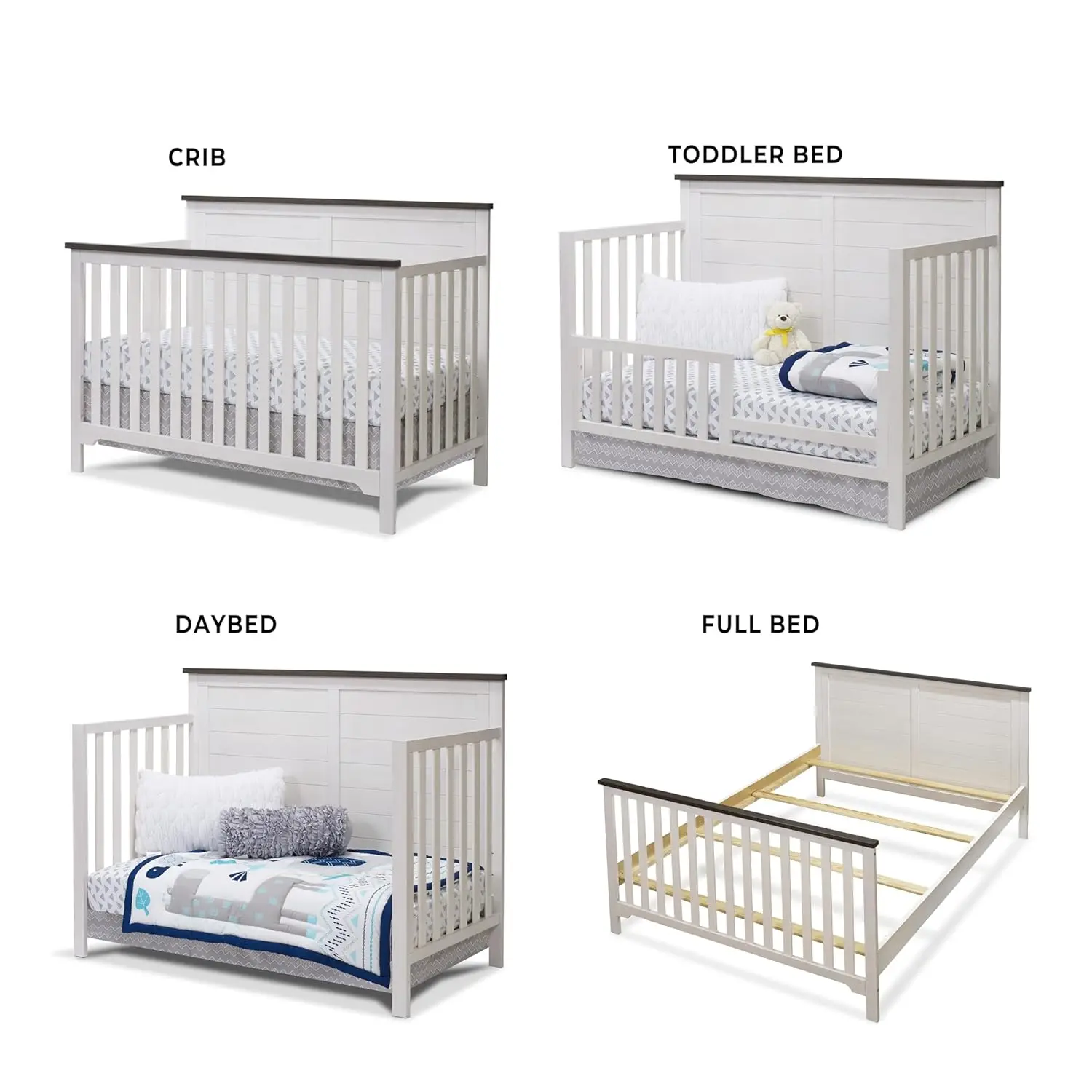 Time-limitedFurniture Farmhous - Convertible Crib Set ulasan dan harga