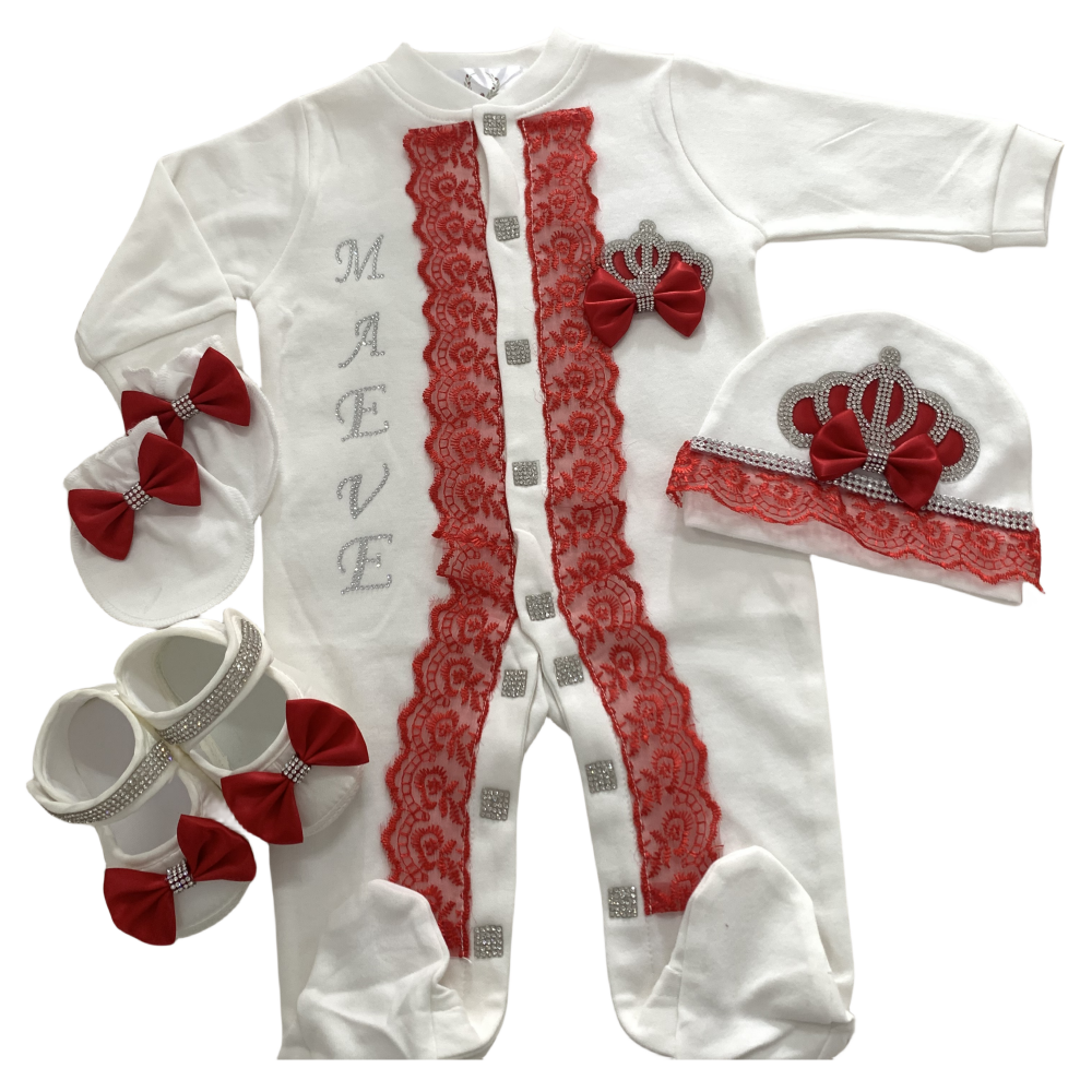 5pcs Baby Girl Outfits Set Wel - Convertible Crib Set ulasan dan harga