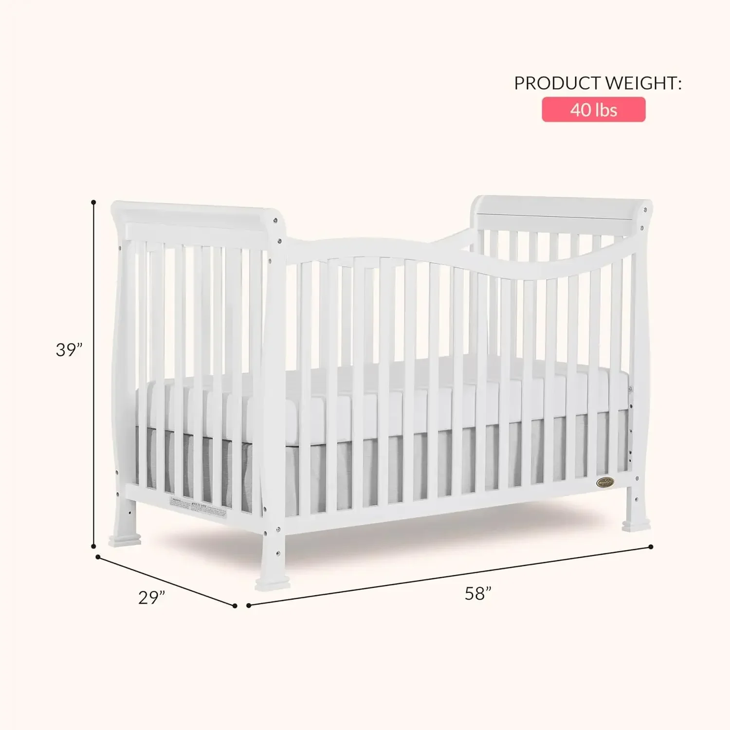 Violet 7-In-1 Convertible Life - Convertible Crib Set ulasan dan harga
