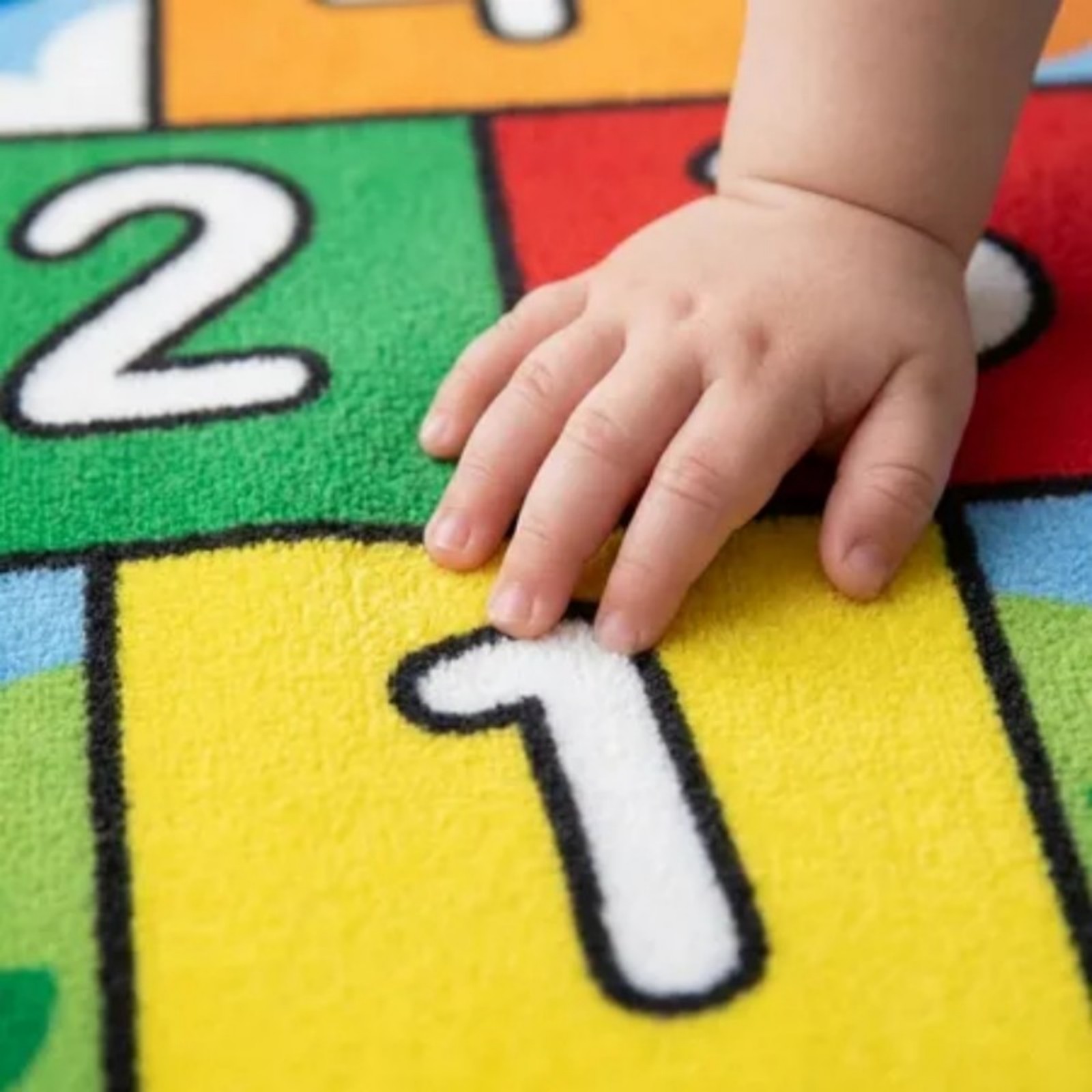 4x6 Cute hopscotch Nursery Rug - Soft Rug Nursery ulasan dan harga