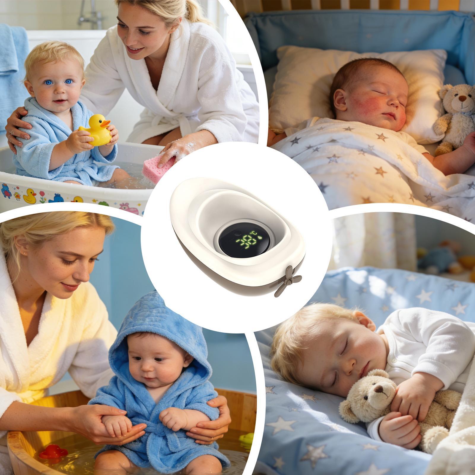 Child Bath Monitor Smart Safet - Baby Nursery Temperature ulasan dan harga