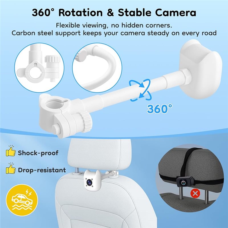 Strict For Carseat Compatible  - Baby Monitor Split Screen ulasan dan harga