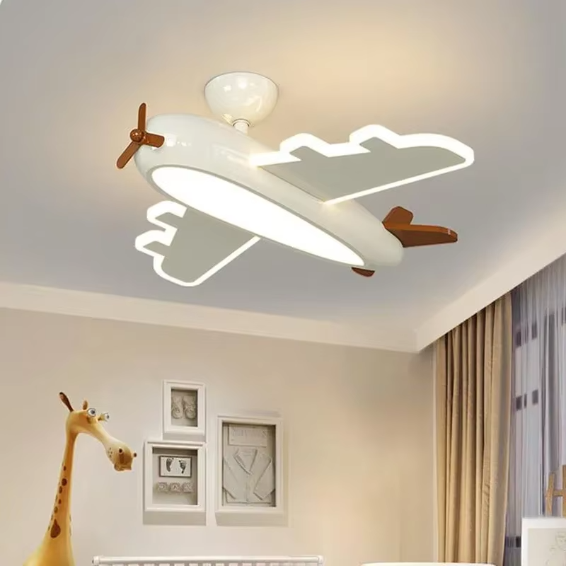 Airplane Ceiling Lamp Cartoon  - Baby Nursery Ceiling Light ulasan dan harga