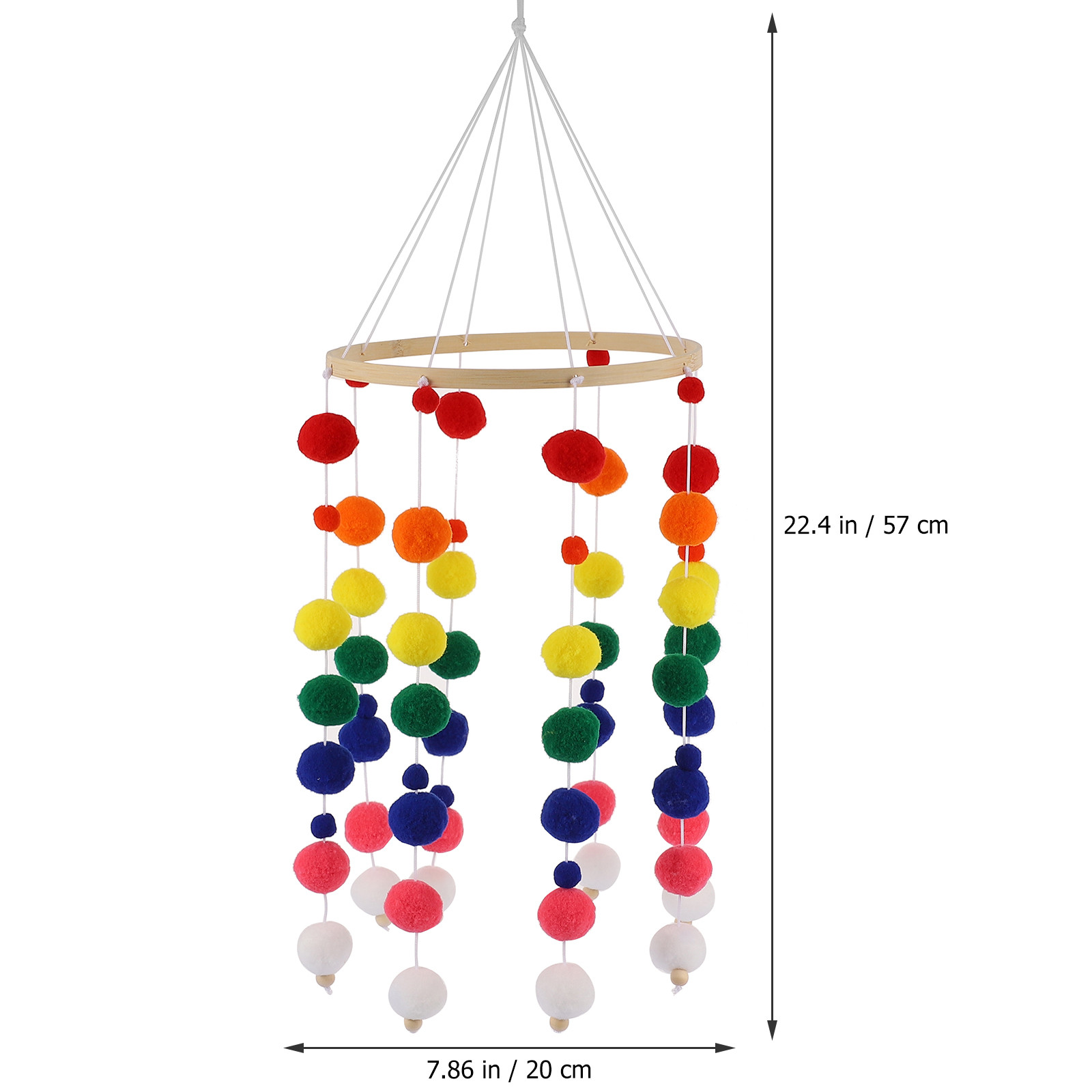 1Set Ball Wind Chime Decoratio - Baby Nursery Office ulasan dan harga