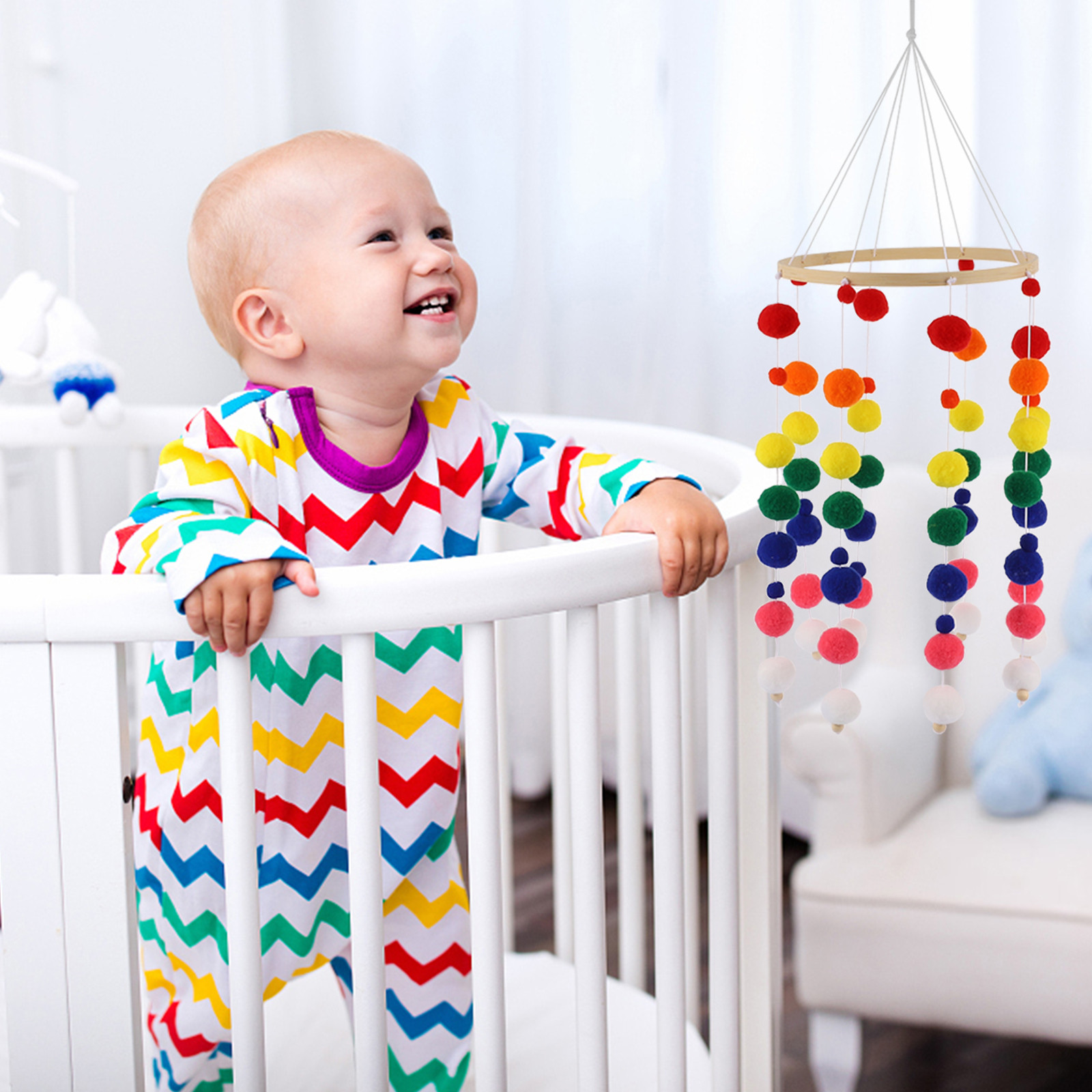 1Set Ball Wind Chime Decoratio - Baby Nursery Office ulasan dan harga