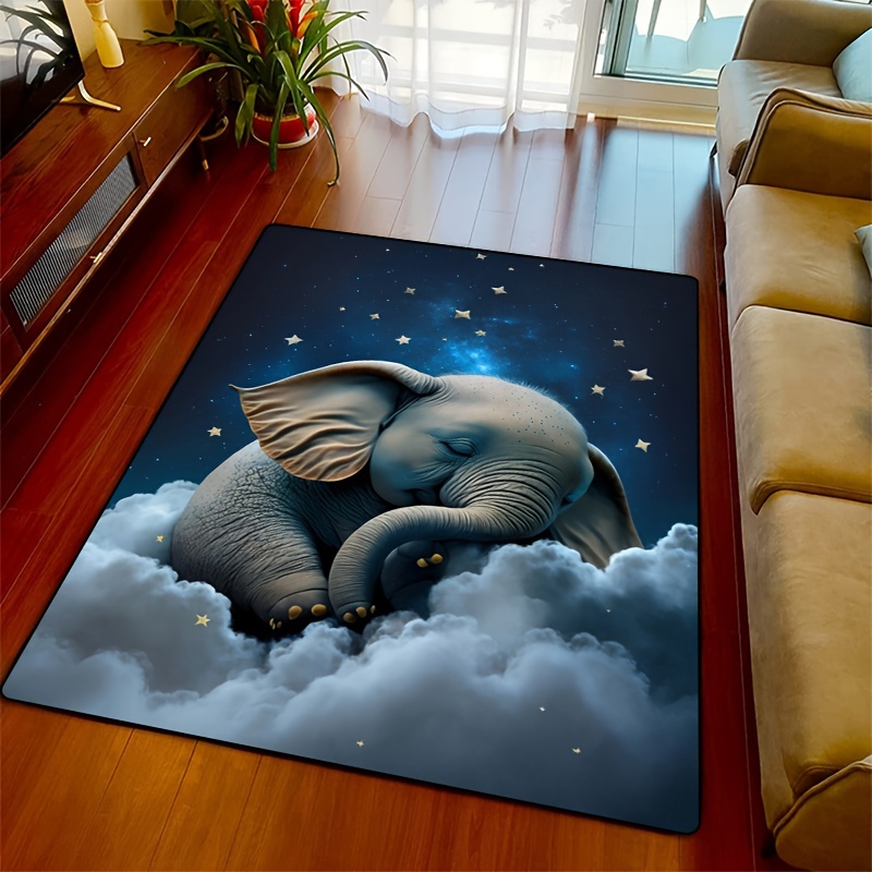 Dreamy Elephant Rug for Nurser - Soft Rug Nursery ulasan dan harga