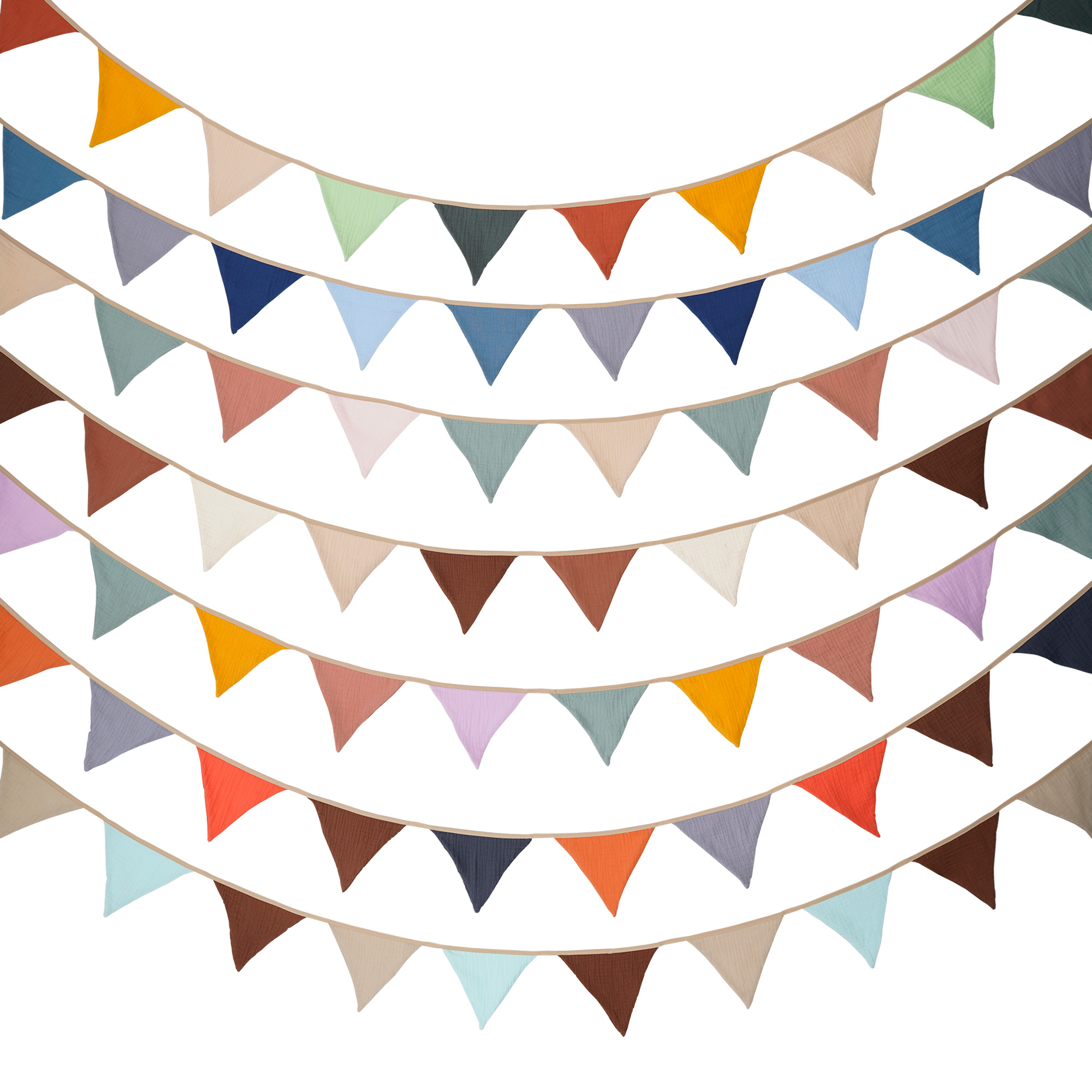 2.6M Nursery Fabric Bunting 10 - Baby Nursery Artwork ulasan dan harga