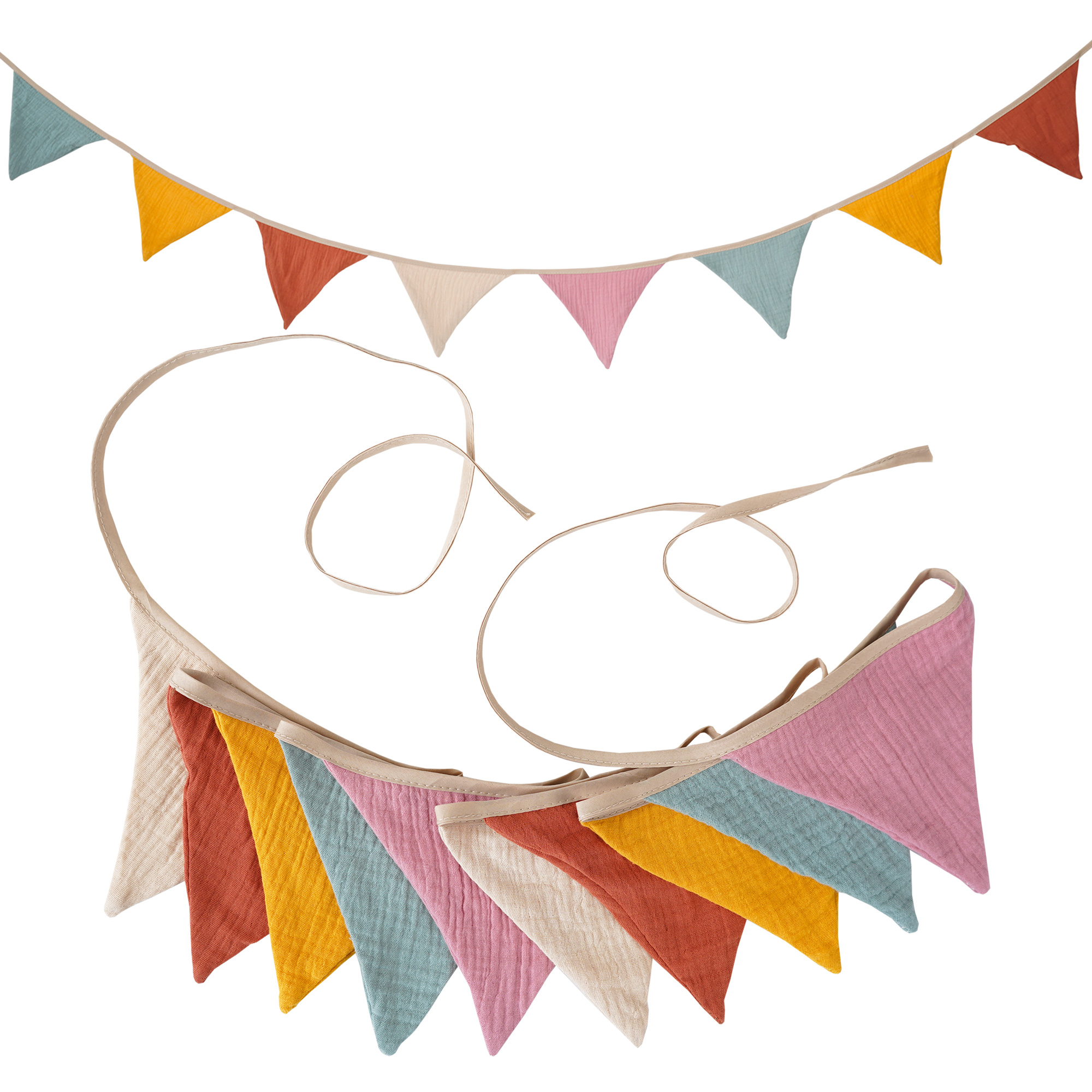 2.6M Nursery Fabric Bunting 10 - Baby Nursery Artwork ulasan dan harga