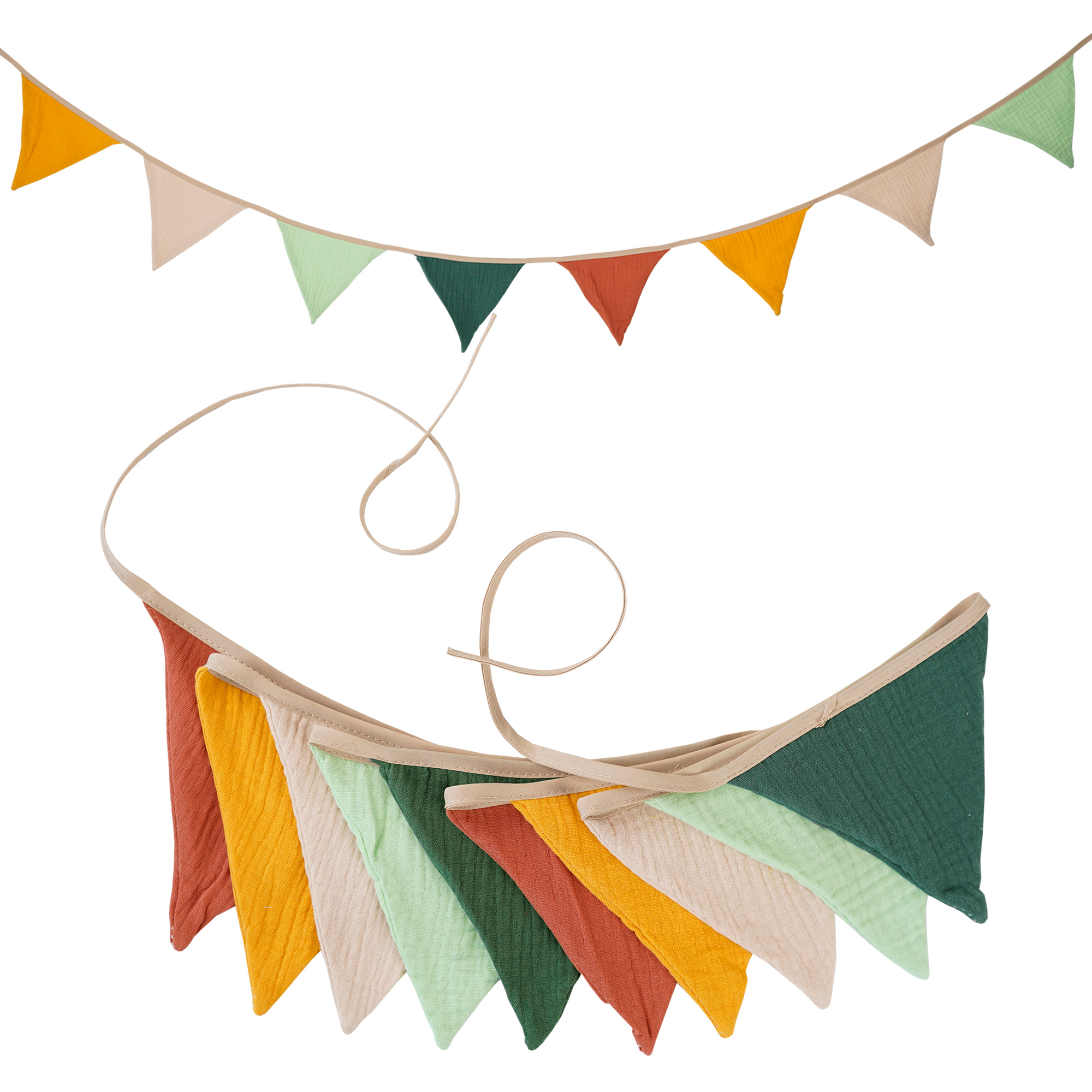 2.6M Nursery Fabric Bunting 10 - Baby Nursery Artwork ulasan dan harga
