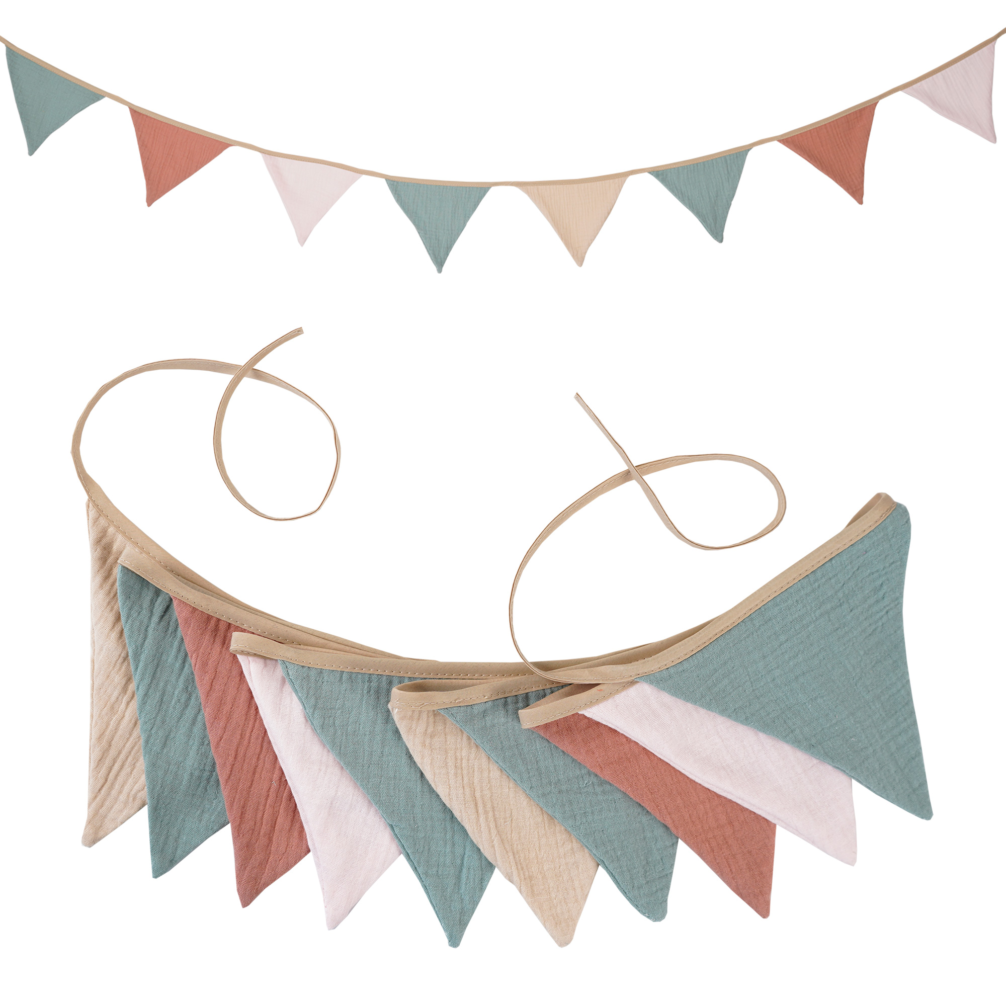 2.6M Nursery Fabric Bunting 10 - Baby Nursery Artwork ulasan dan harga