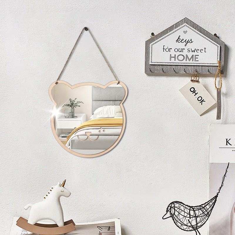 Creative Home Decoration Wall  - Baby Nursery Mirror ulasan dan harga