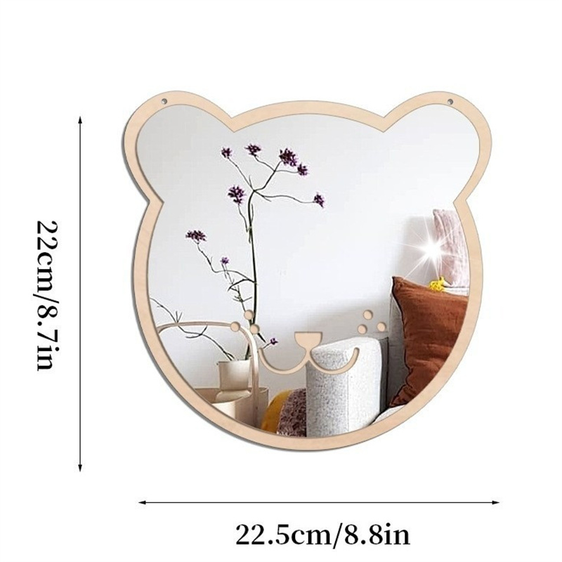 Creative Home Decoration Wall  - Baby Nursery Mirror ulasan dan harga