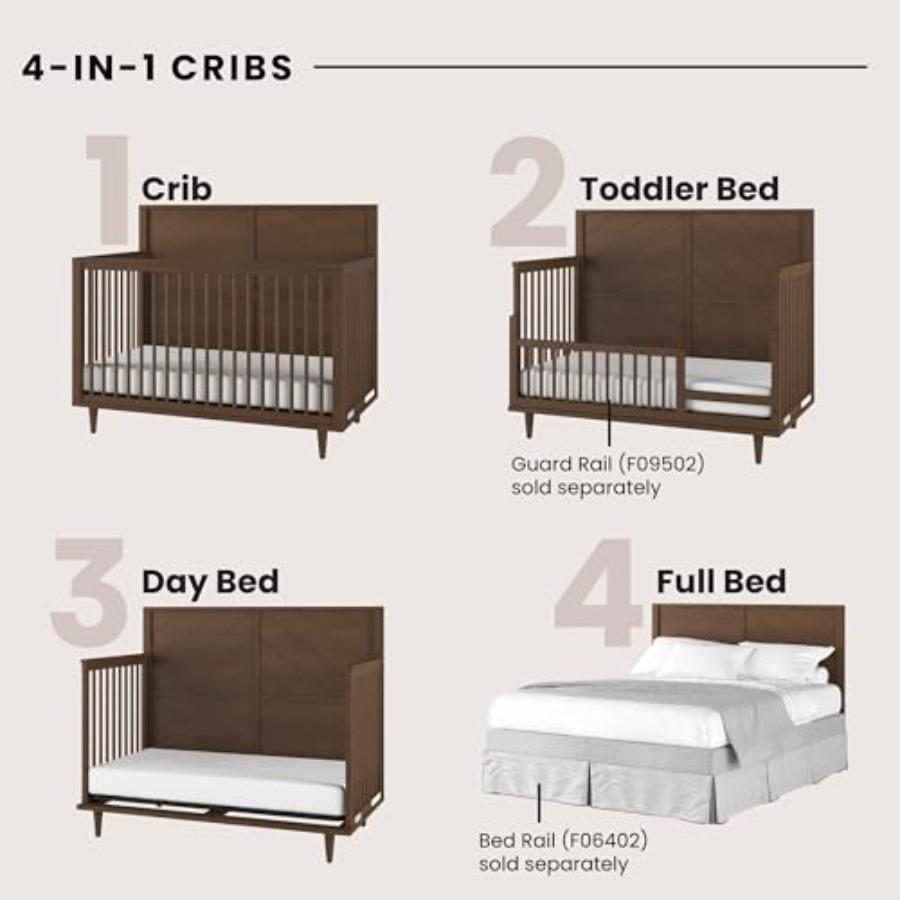 Surrey Hill Design 4-in-1 Conv - Convertible Crib Set ulasan dan harga