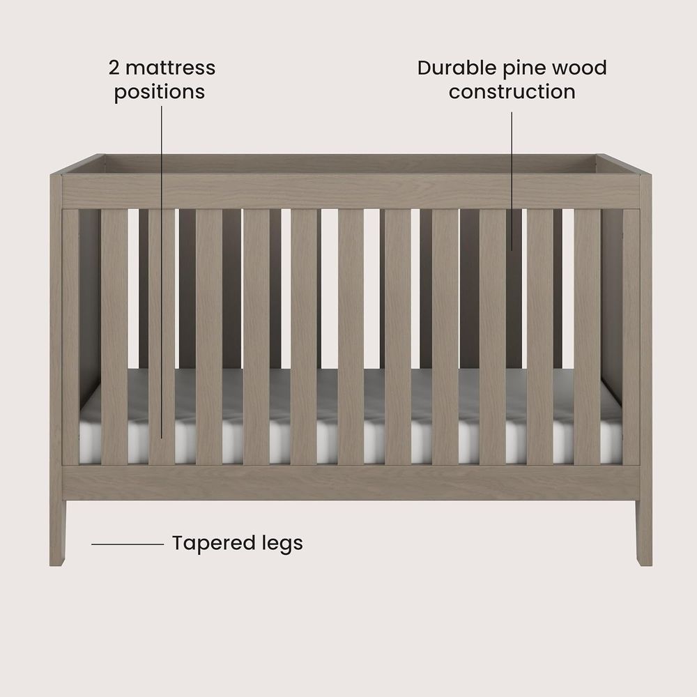 2-Piece Nursery Set: 3-in-1 Co - Convertible Crib Set ulasan dan harga