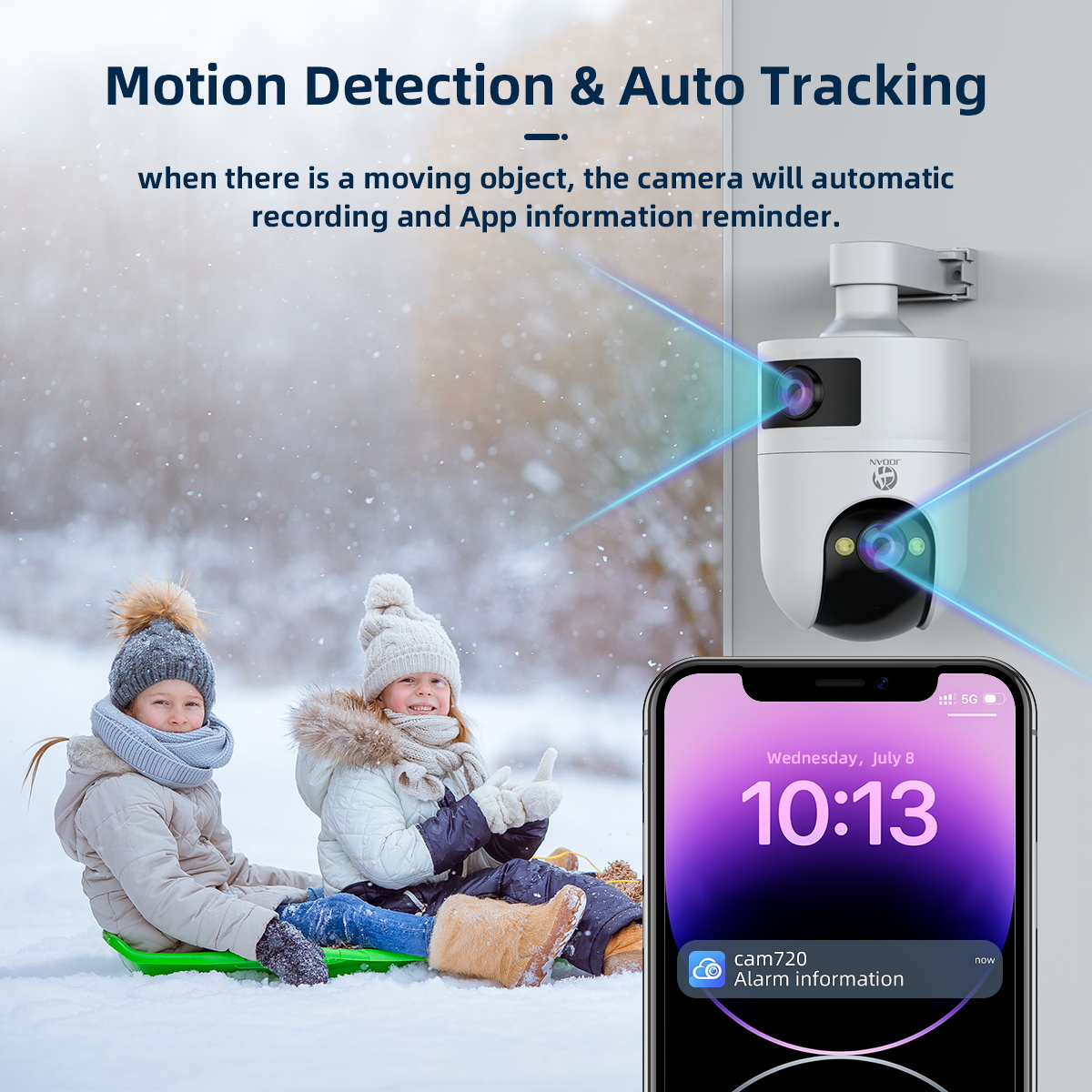 4K PTZ IP Camera Outdoor Water - Baby Monitor Split Screen ulasan dan harga