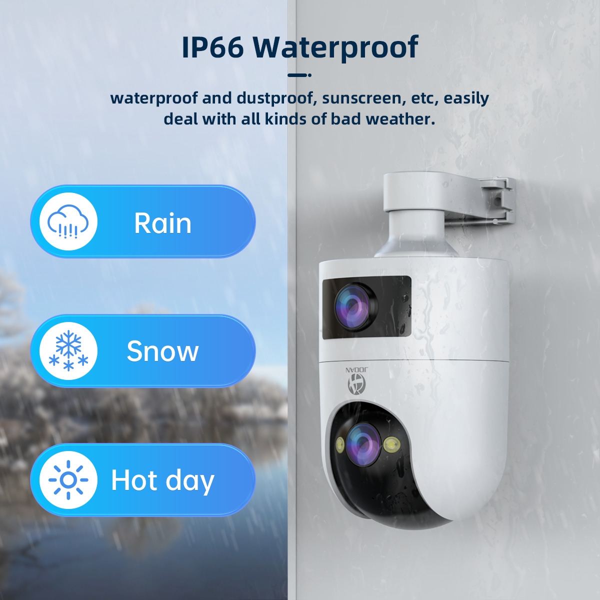 4K PTZ IP Camera Outdoor Water - Baby Monitor Split Screen ulasan dan harga